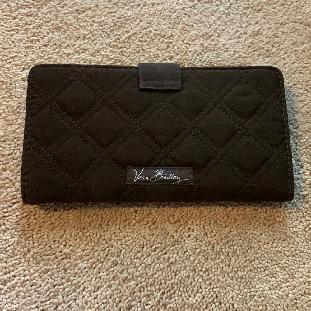 Dark brown Vera Bradley wallet